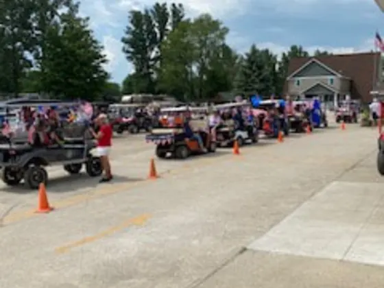 Golf cart parade