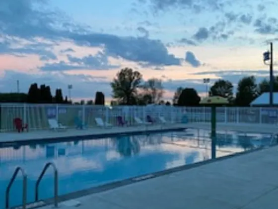 A gorgeous evening at the pool